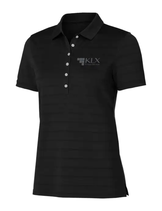 Callaway Womens Black Ventilated Polo w/KLX Logo