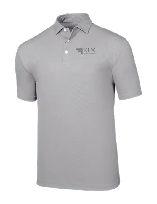 Callaway Birdseye Light Grey Polo w/KLX Logo