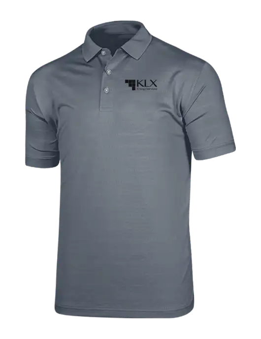 Callaway Vibrant Light Grey Ventilated Polo w/KLX Logo