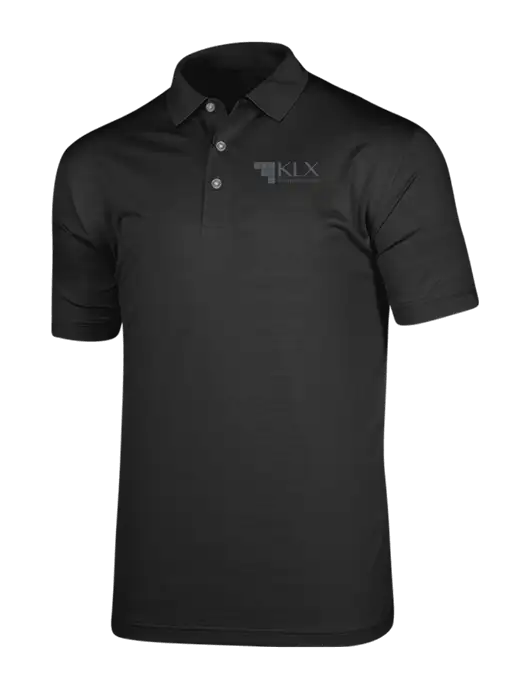 Callaway Vibrant Black Ventilated Polo w/KLX Logo
