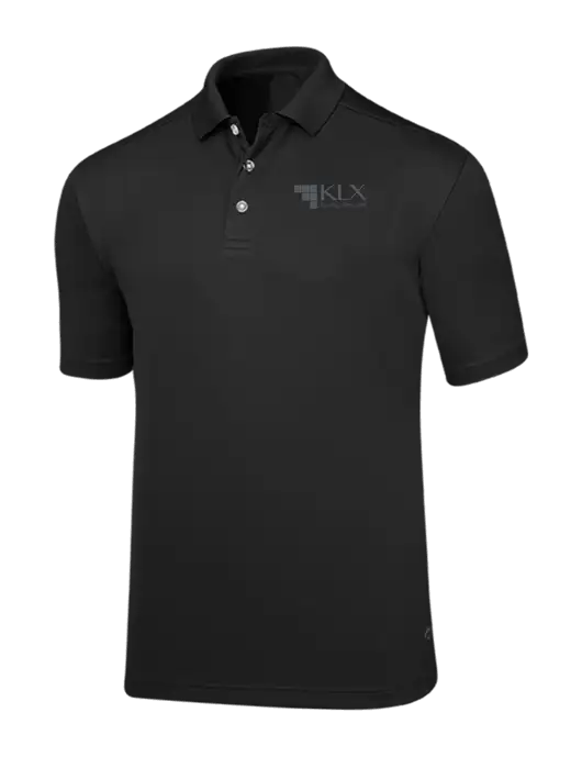 Callaway Core Black Performance Polo w/KLX Logo