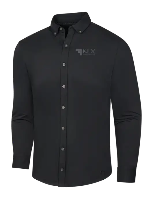 OGIO Blacktop Modern Code Stretch Button-Up Shirt w/KLX Logo