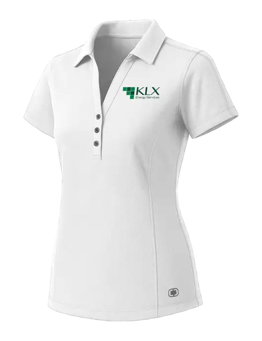 OGIO Womens White ONYX Polo w/KLX Logo