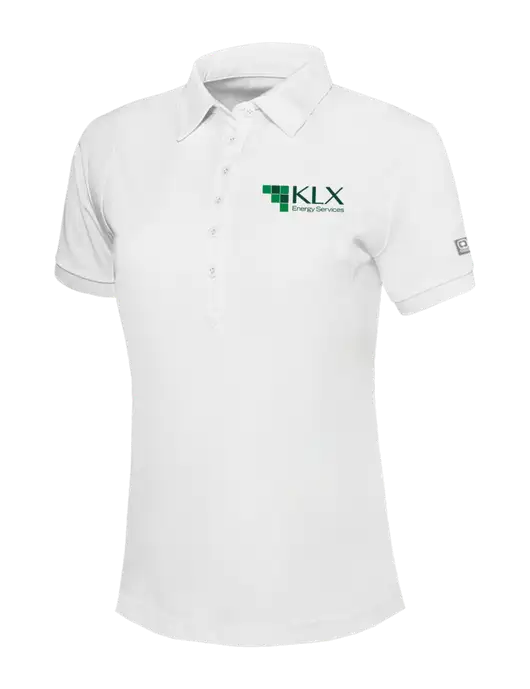 OGIO Womens Bright White Jewel Polo w/KLX Logo