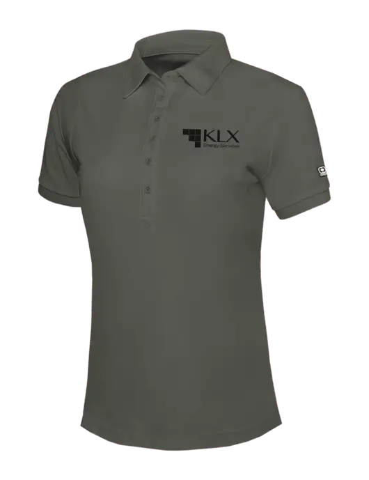 OGIO Womens Medium Grey Jewel Polo w/KLX Logo