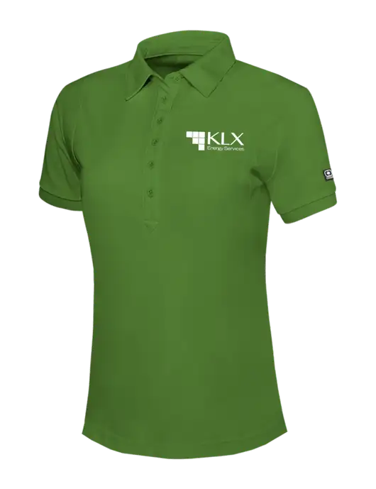 OGIO Womens Dark Kelly Green Jewel Polo w/KLX Logo