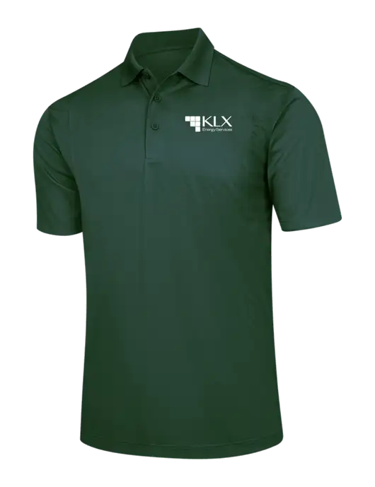 Dark Green Micropique Sport-Wick Polo w/KLX Logo