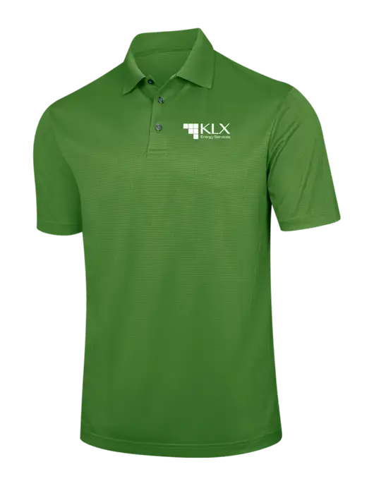 Kelly Green Performance Fine Jacquard Polo w/KLX Logo