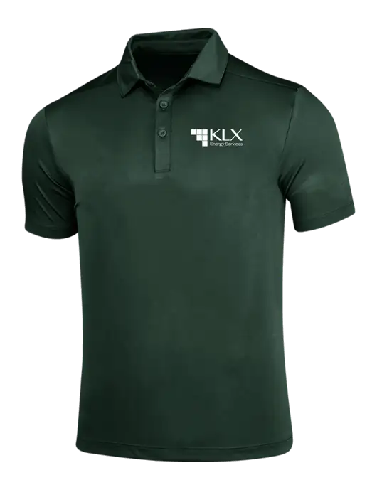 Forest Green Posi-UV Pro Polo w/KLX Logo