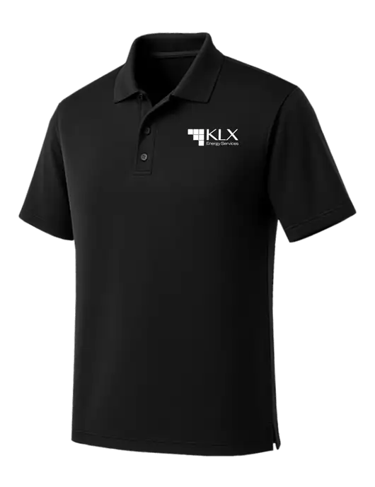 Black Dry Zone UV Micro Mesh Polo w/KLX Logo