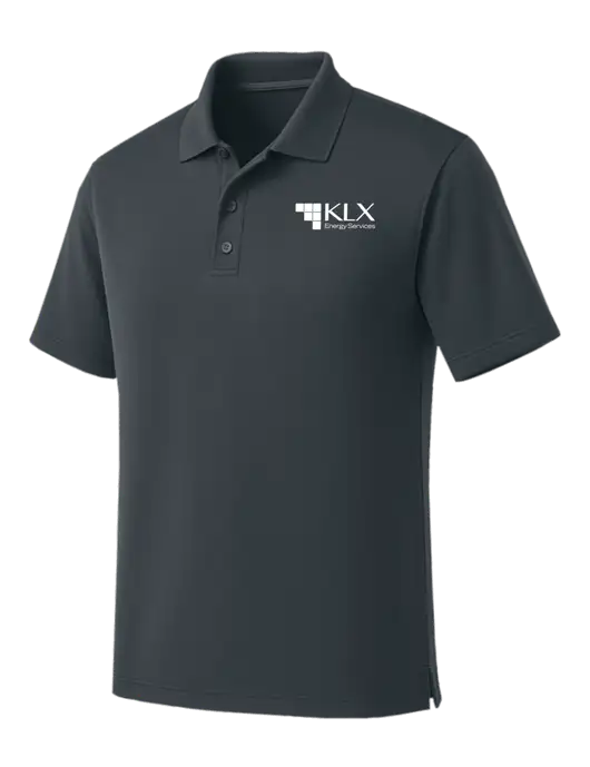 Dark Grey Dry Zone UV Micro Mesh Polo w/KLX Logo