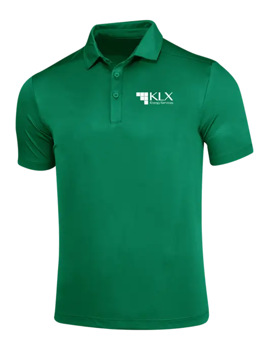 Kelly Green Posi-UV Pro Polo w/KLX Logo