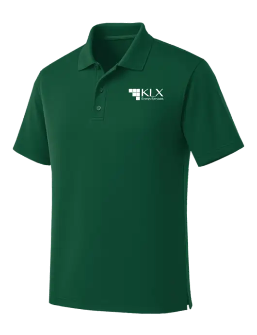 Dark Green Dry Zone UV Micro Mesh Polo w/KLX Logo