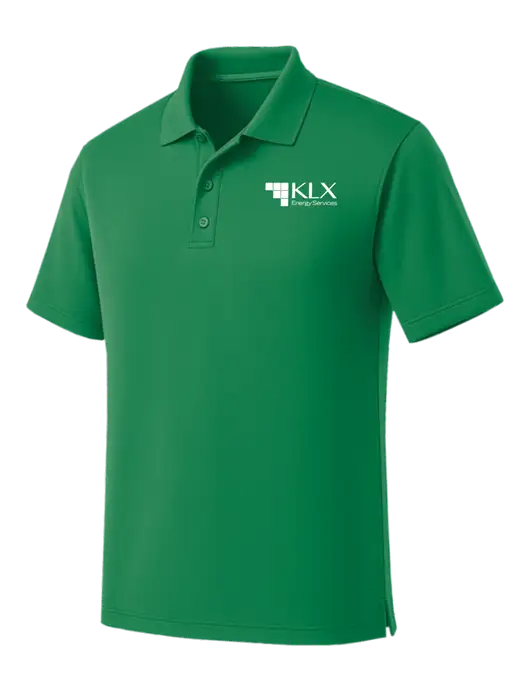 Kelly Green Dry Zone UV Micro Mesh Polo w/KLX Logo