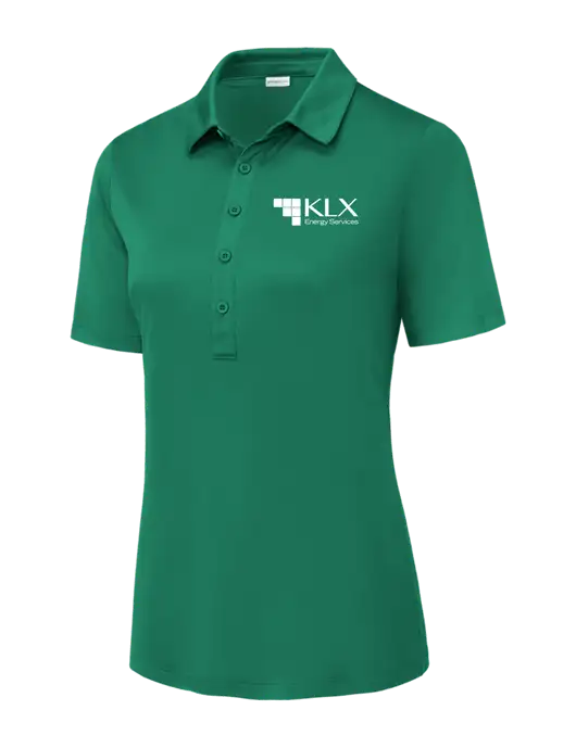 Kelly Green Womens Posi-UV Pro Polo w/KLX Logo