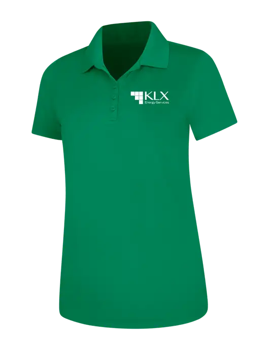 Kelly Green Womens Dry Zone UV Mesh Polo w/KLX Logo
