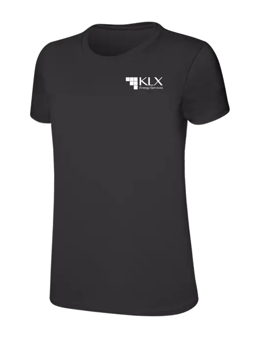 Womens Ring Spun Charcoal 4.5 oz T-Shirt w/KLX Logo