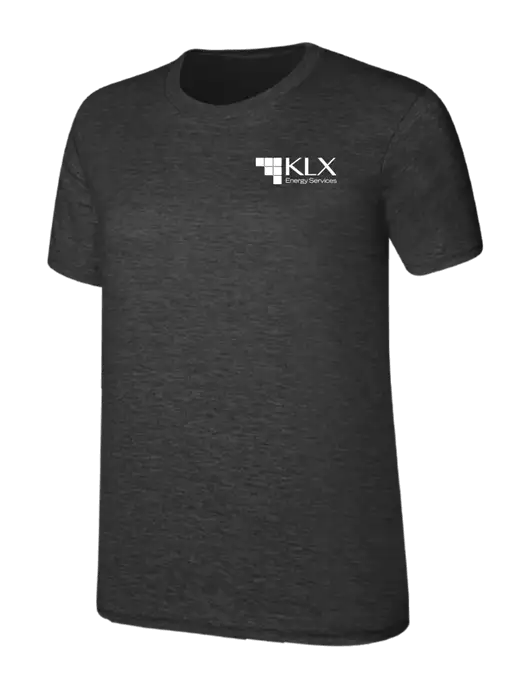 Womens Ring Spun Dark Heather Grey 4.5 oz T-Shirt w/KLX Logo