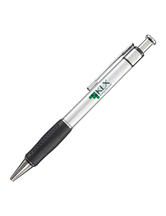 Malta Silver Pen - Black Ink w/KLX Logo