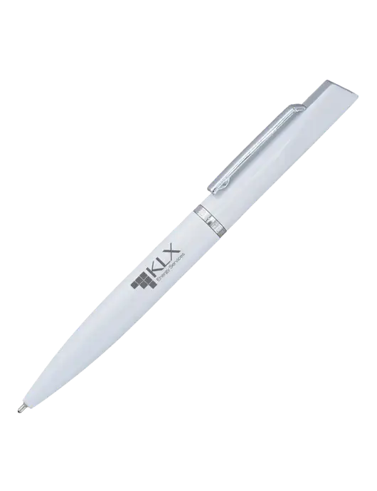 Santos White Pen - Black Ink w/KLX Logo