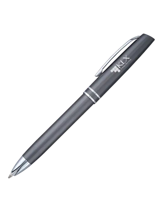 Gunmetal Anguilla Black Ink Pen w/KLX Logo