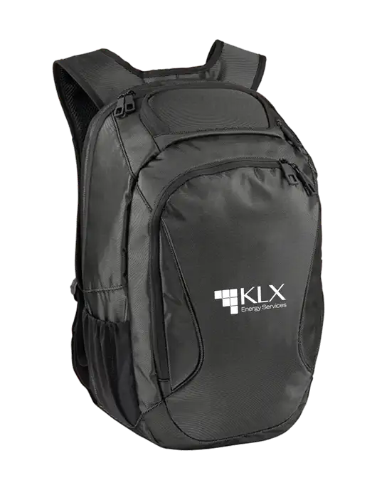 Stealth Dark Grey/Black Laptop Backpack w/KLX Logo