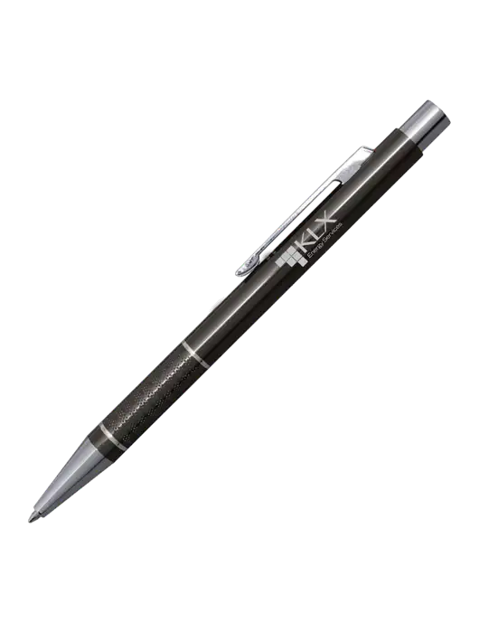 St George Gunmetal Pen - Blue Ink w/KLX Logo