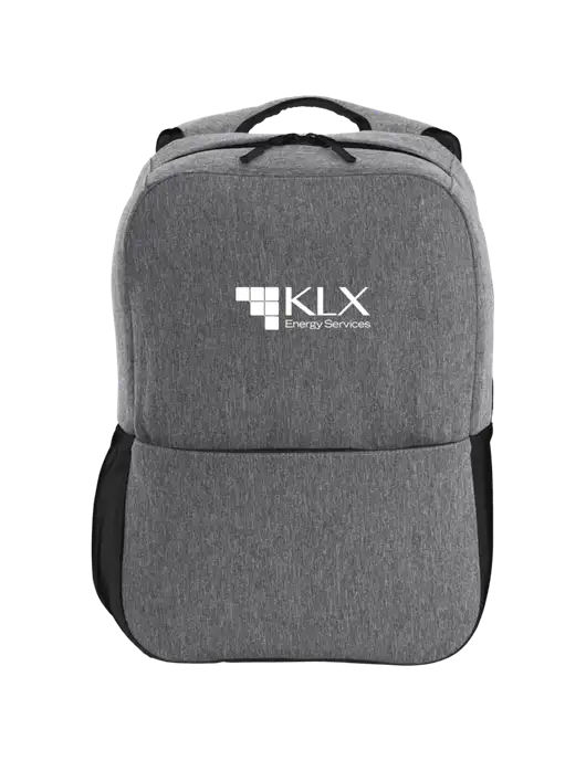 Access Square Laptop Graphite Heather/Black Backpack w/KLX Logo