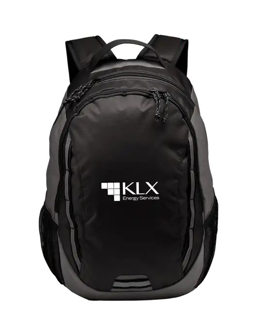 Ridge Charcoal/Dark Charcoal Laptop Backpack w/KLX Logo