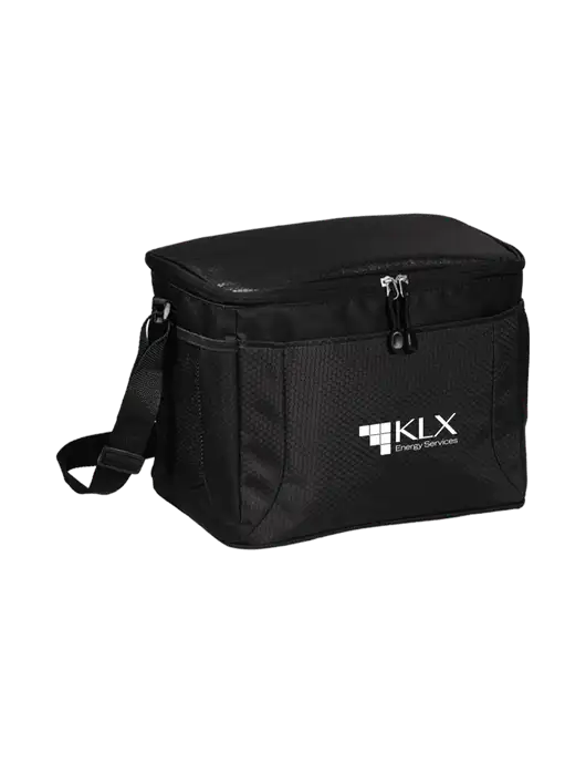 12 Can Black/Black Cube Cooler  w/KLX Logo