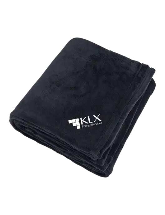 Mountain Lodge Black Blanket w/KLX Logo