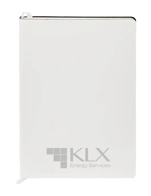 Fabrizio White Soft Cover 5.75 x 8.125 Journal w/KLX Logo