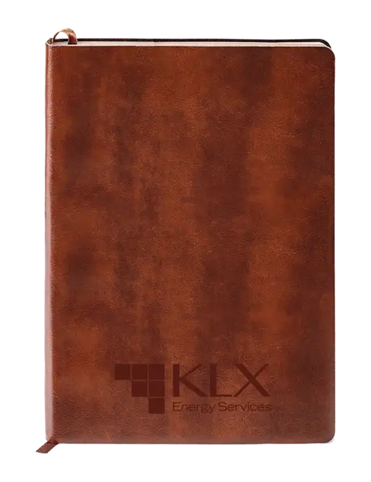 Fabrizio Brown Soft Cover 5.75 x 8.125 Journal w/KLX Logo