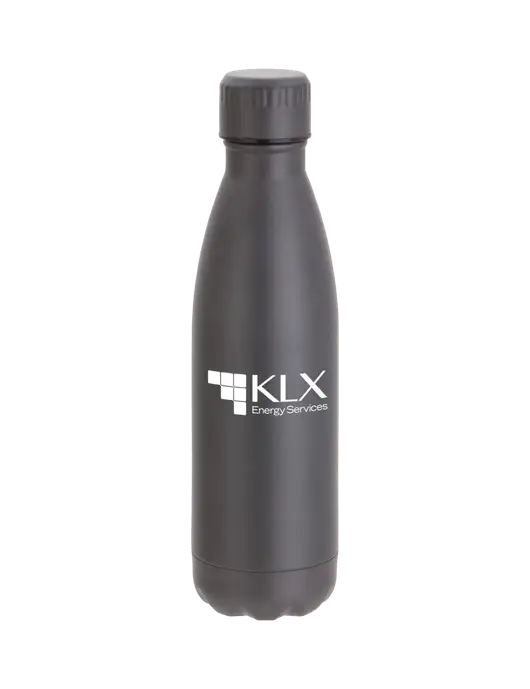 City Go Matte Charcoal 17 oz Insulated Bottle w/KLX Logo