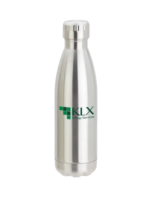 City Go Silver 17 oz Insulated Bottle w/KLX Logo