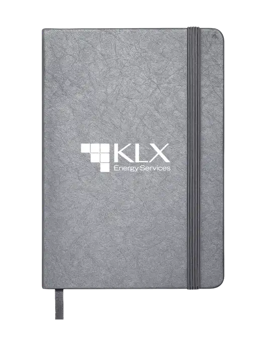 Granite Dark Grey Hardcover Journal, 5.62 X  8.37 w/KLX Logo