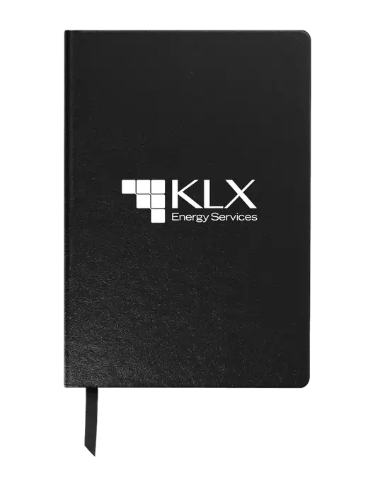 Achieve Black Hardcover Journal, 5.5 x 8.37 w/KLX Logo