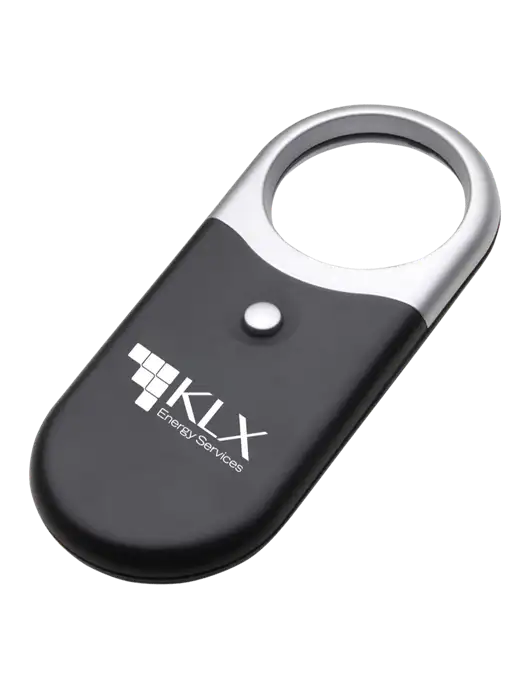 Compact Black Magnifier Light w/KLX Logo