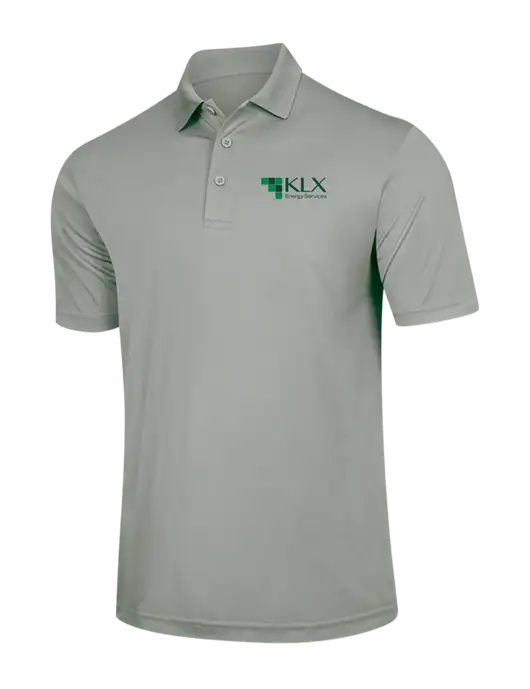 Silver PosiCharge Competitor Polo w/KLX Logo