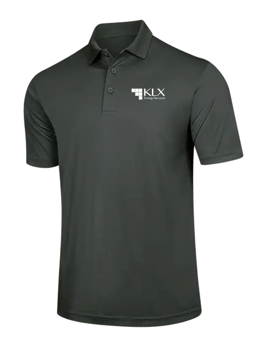 Dark Grey PosiCharge Competitor Polo w/KLX Logo