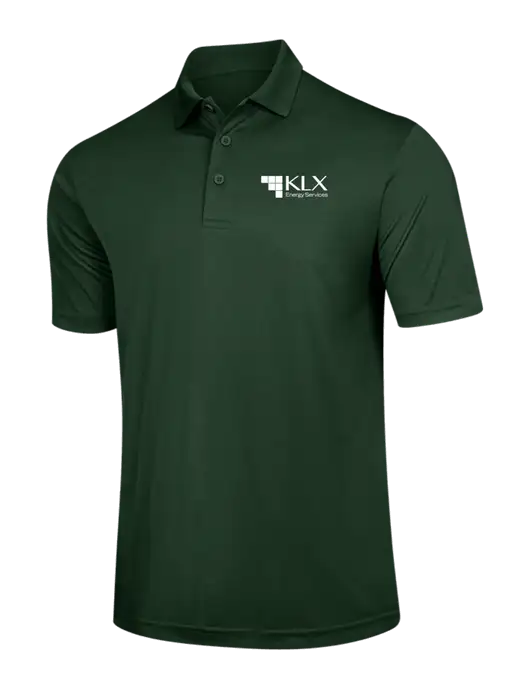 Dark Green PosiCharge Competitor Polo w/KLX Logo