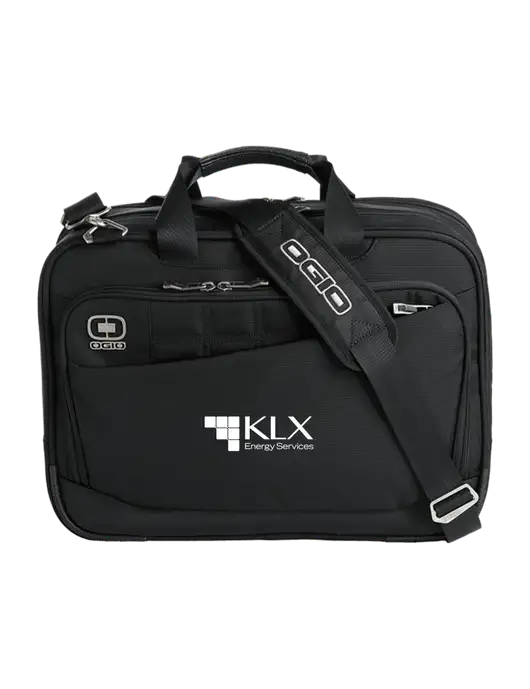 OGIO Black Element Laptop Messenger Bag w/KLX Logo