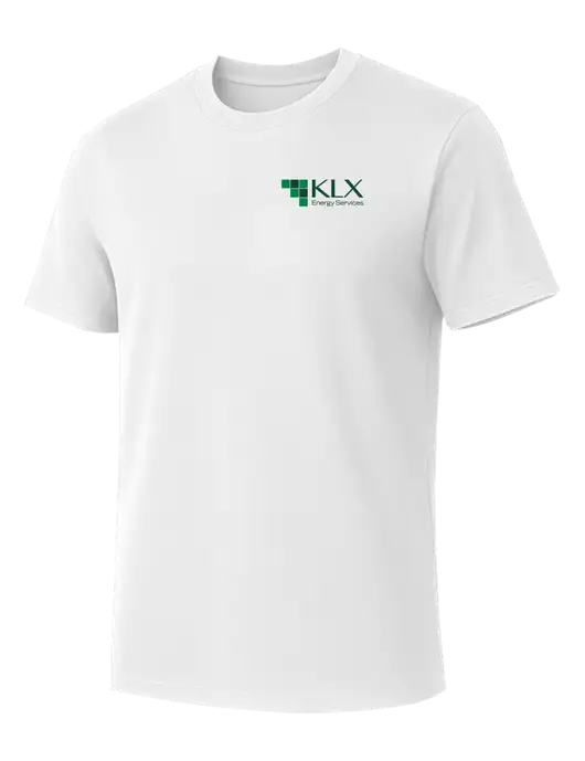 Allmade Bright White Organic Cotton Tee w/KLX Logo