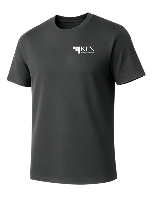 Allmade Charcoal Grey Organic Cotton Tee w/KLX Logo