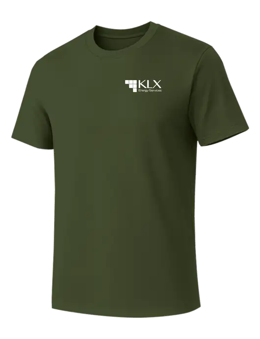 Allmade Dark Olive Green Organic Cotton Tee w/KLX Logo