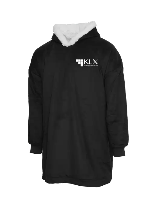Wearable Lodge Black Blanket w/KLX Logo
