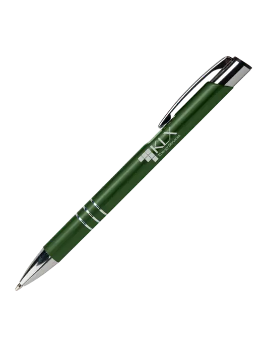 Laurent Green Pen - Black Ink w/KLX Logo