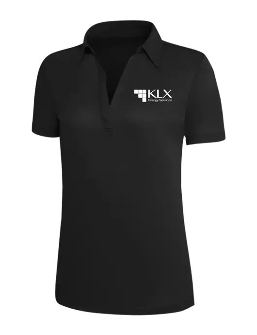 Black Silk Touch Womens Performance Polo w/KLX Logo