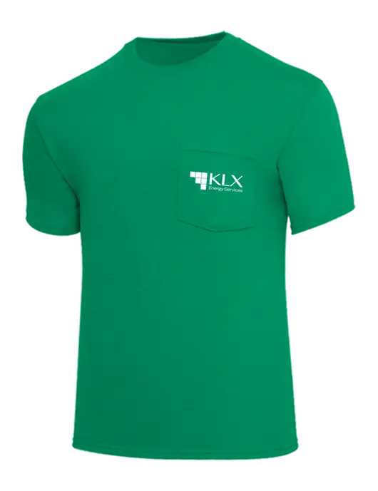 Core Blend Kelly Green Pocket T-Shirt w/KLX Logo