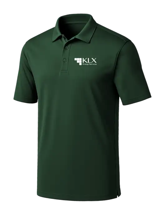Dark Green Silk Touch Performance Polo w/KLX Logo